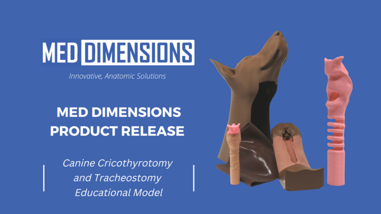 Med Dimensions Product Release: Canine Cricothyrotomy And Tracheostomy Educational Model